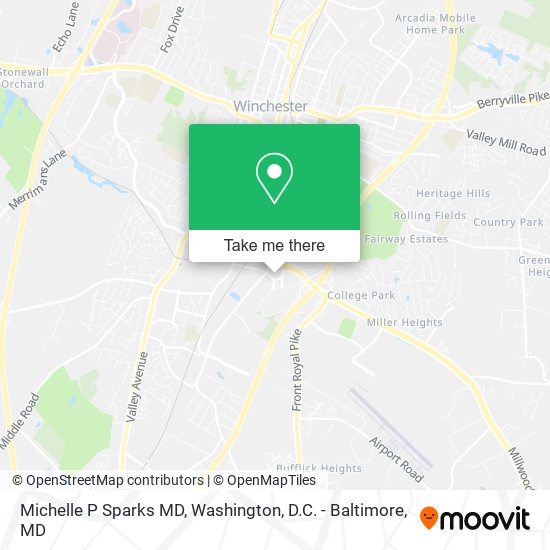 Mapa de Michelle P Sparks MD