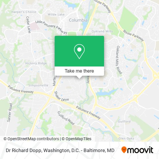Dr Richard Dopp map