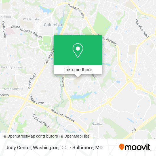 Judy Center map