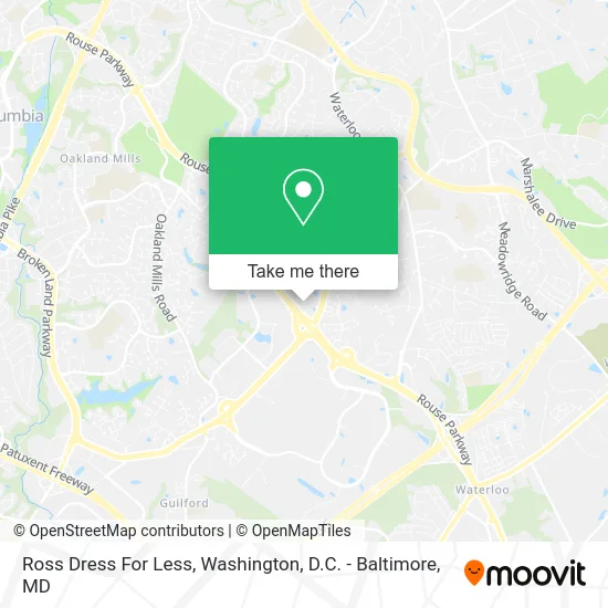 Ross Dress For Less map