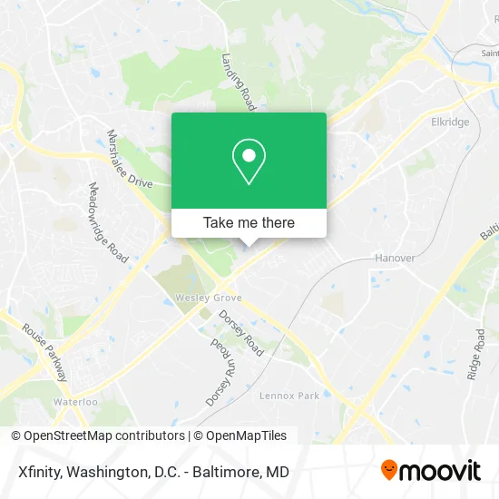 Xfinity map