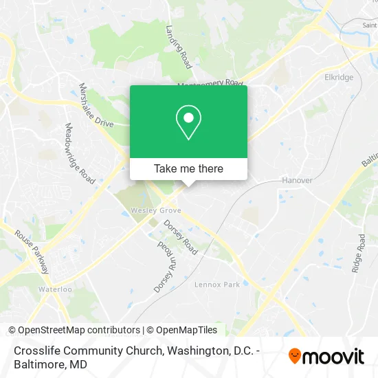 Crosslife Community Church map