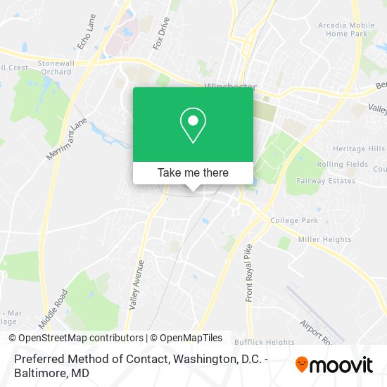 Preferred Method of Contact map