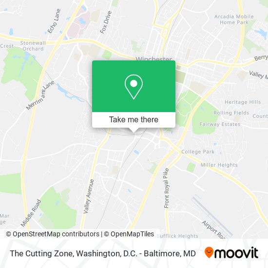 Mapa de The Cutting Zone