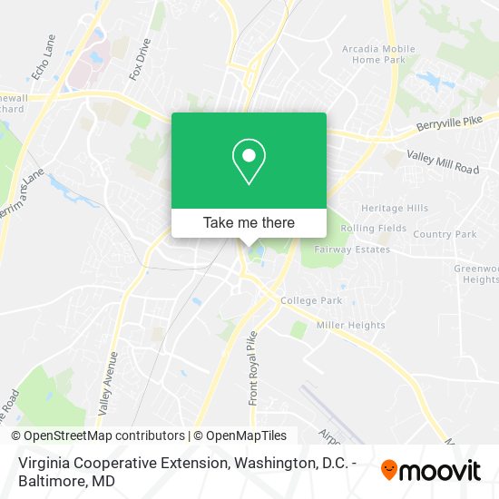 Virginia Cooperative Extension map