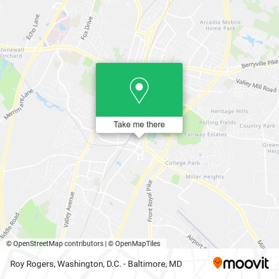 Roy Rogers map