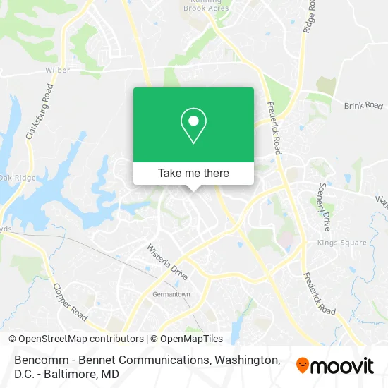 Mapa de Bencomm - Bennet Communications