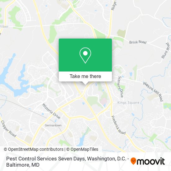 Pest Control Services Seven Days map