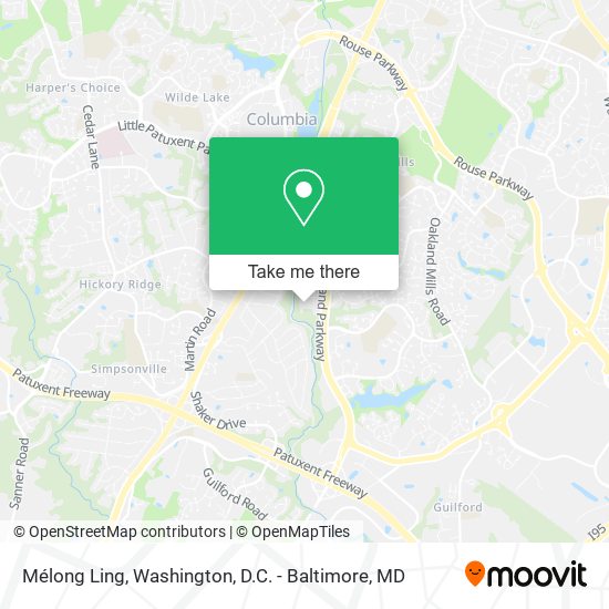 Mélong Ling map