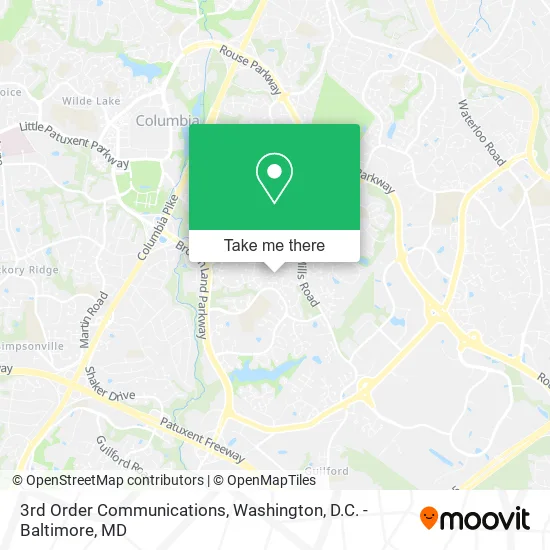 3rd Order Communications map