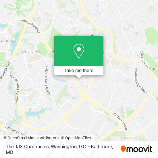 The TJX Companies map