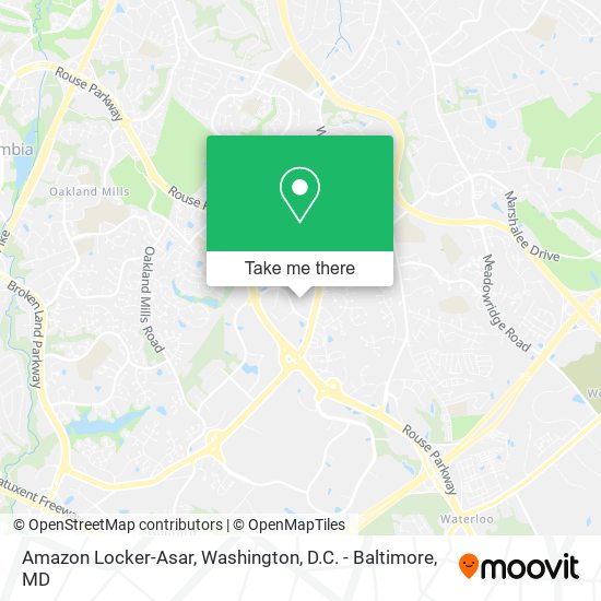 Mapa de Amazon Locker-Asar