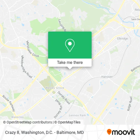 Crazy 8 map