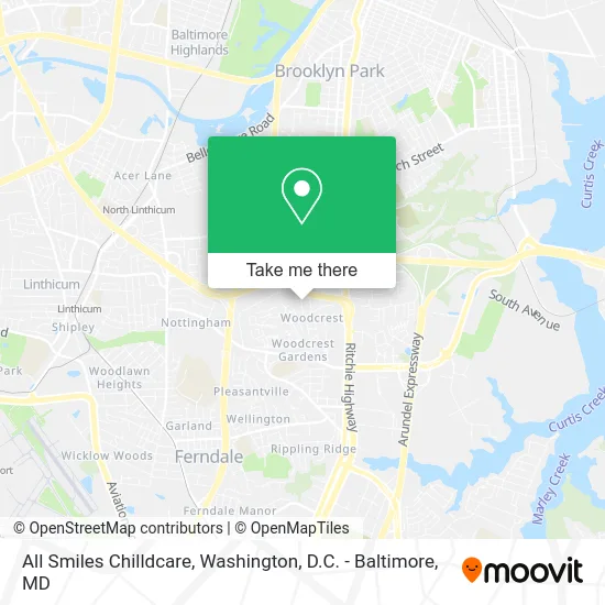 All Smiles Chilldcare map