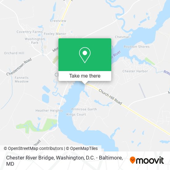 Mapa de Chester River Bridge