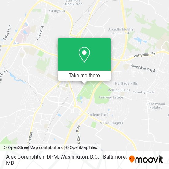 Alex Gorenshtein DPM map