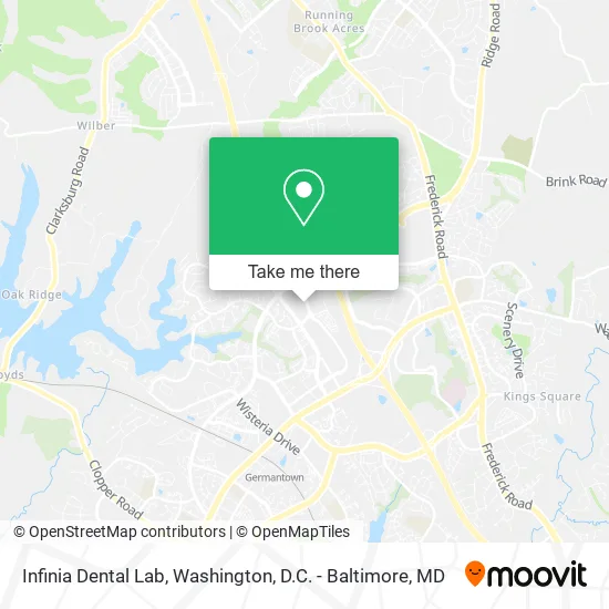 Mapa de Infinia Dental Lab