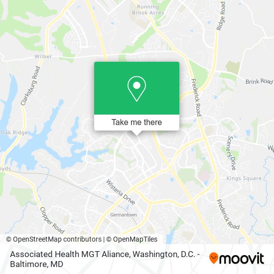 Associated Health MGT Aliance map