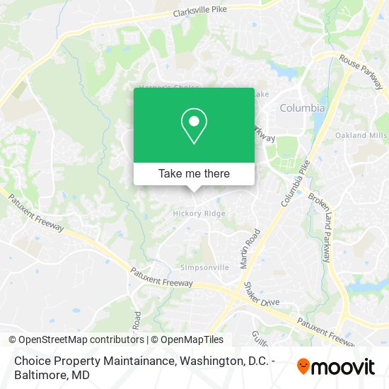 Choice Property Maintainance map