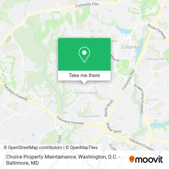 Choice Property Maintainance map