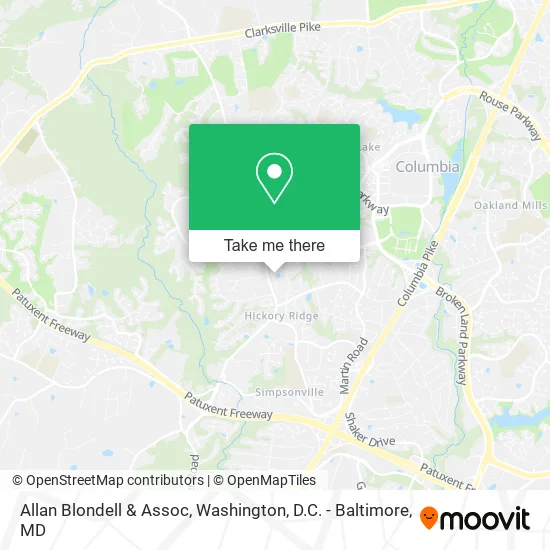Mapa de Allan Blondell & Assoc