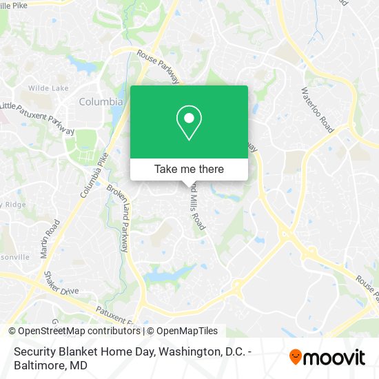 Security Blanket Home Day map