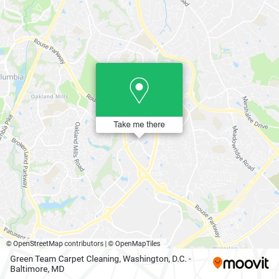 Green Team Carpet Cleaning map