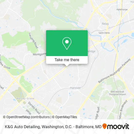 Mapa de K&G Auto Detailing