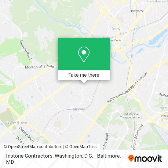 Instone Contractors map