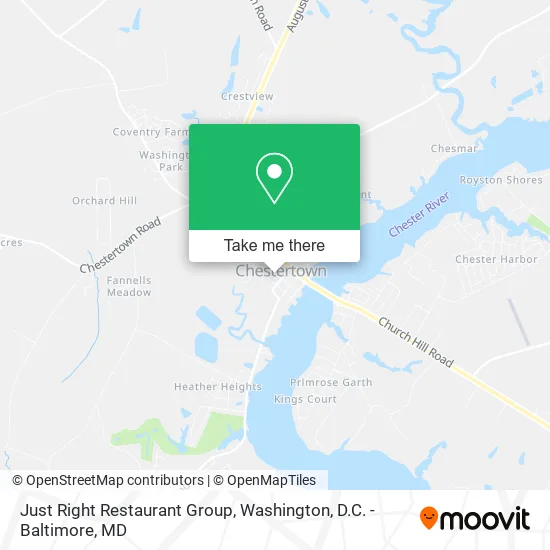 Mapa de Just Right Restaurant Group