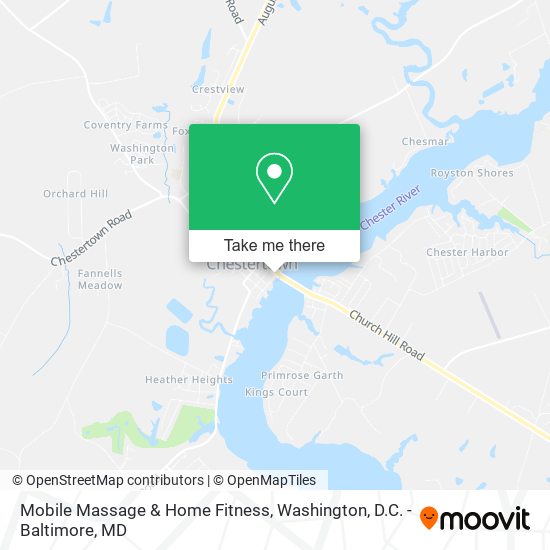 Mobile Massage & Home Fitness map
