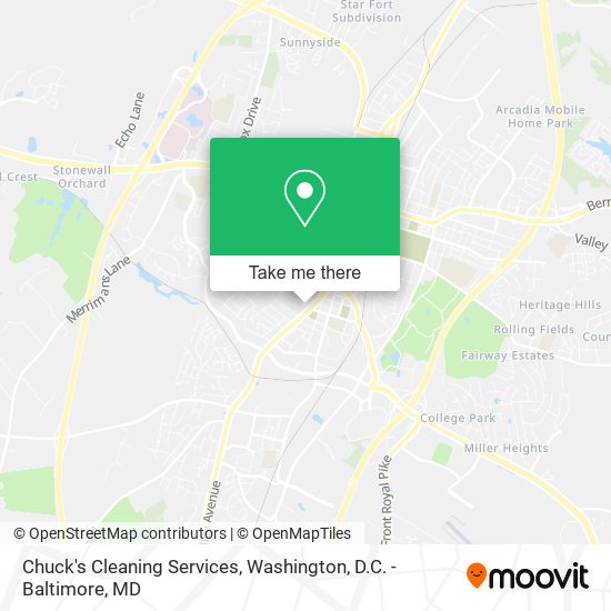 Mapa de Chuck's Cleaning Services