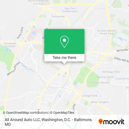 All Around Auto LLC map