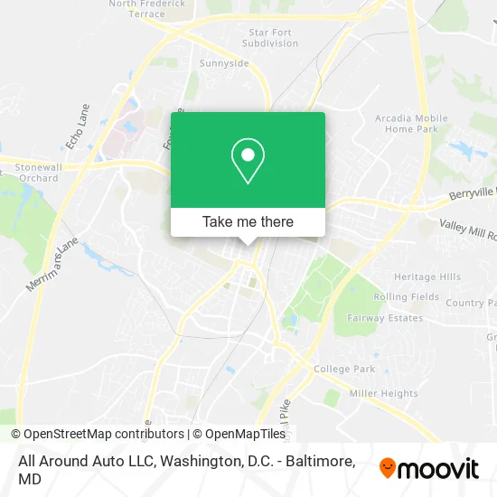 All Around Auto LLC map