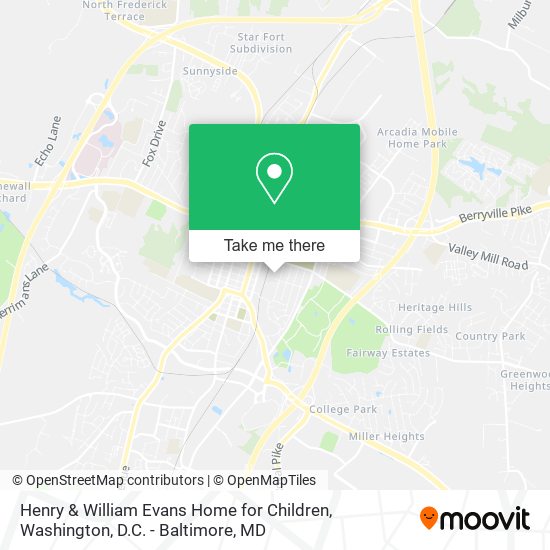Henry & William Evans Home for Children map