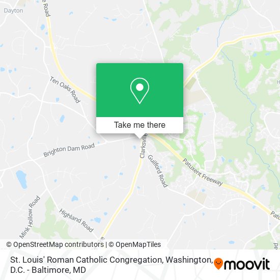 St. Louis' Roman Catholic Congregation map