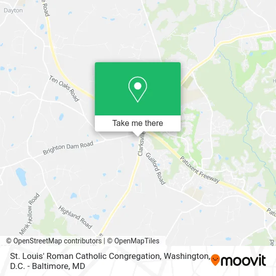 St. Louis' Roman Catholic Congregation map