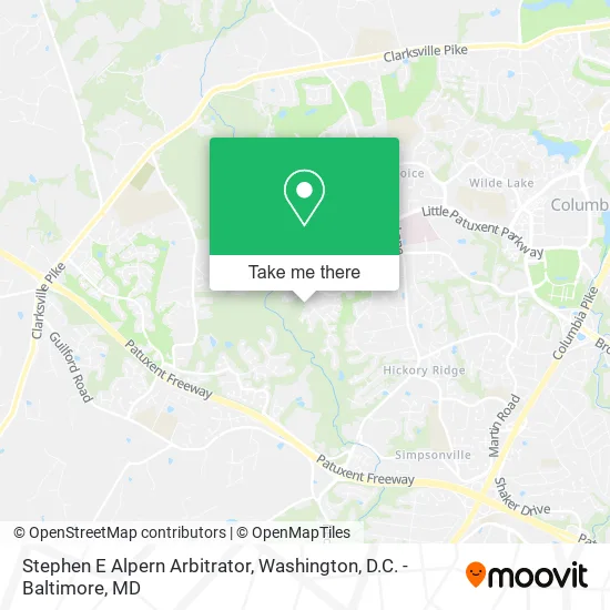 Mapa de Stephen E Alpern Arbitrator