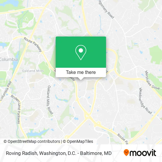 Roving Radish map