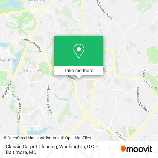 Classic Carpet Cleaning map