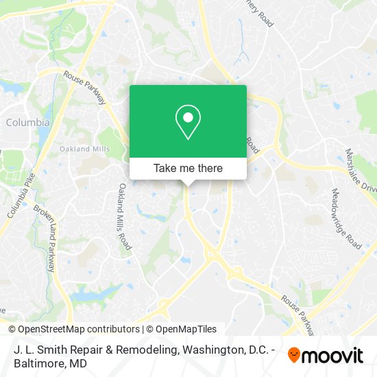 J. L. Smith Repair & Remodeling map