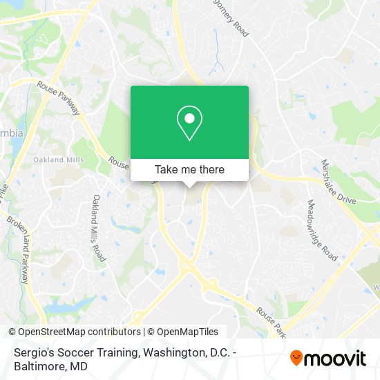 Mapa de Sergio's Soccer Training