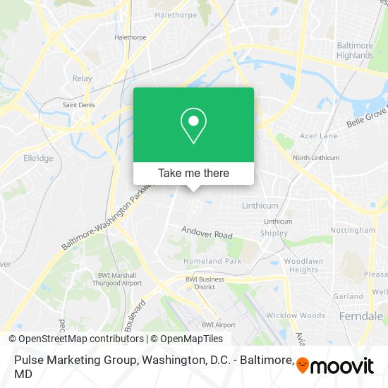 Pulse Marketing Group map