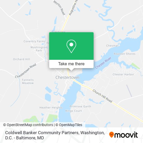 Coldwell Banker Community Partners map