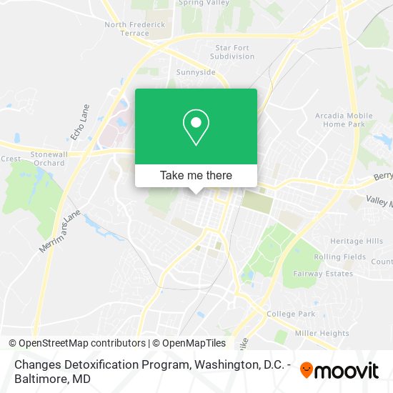 Changes Detoxification Program map