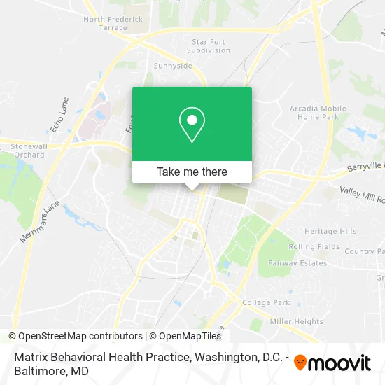 Mapa de Matrix Behavioral Health Practice