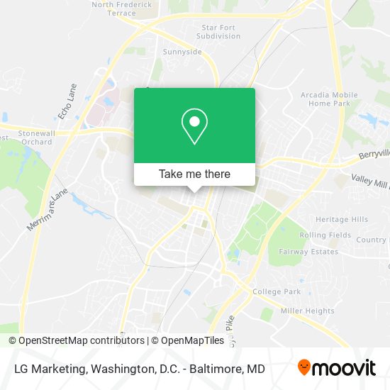 LG Marketing map