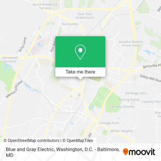 Blue and Gray Electric map