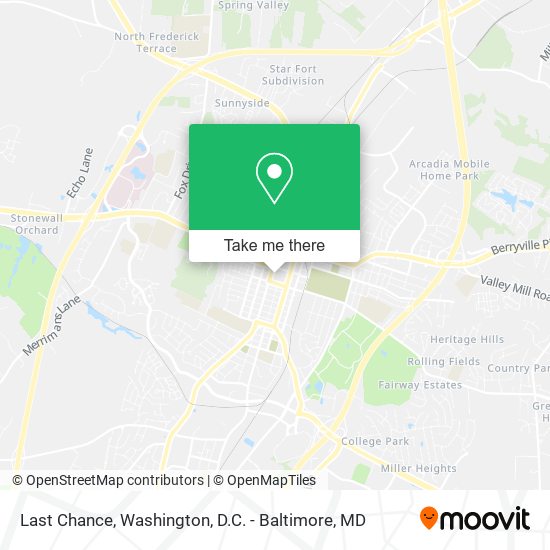 Last Chance map