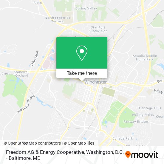 Mapa de Freedom AG & Energy Cooperative